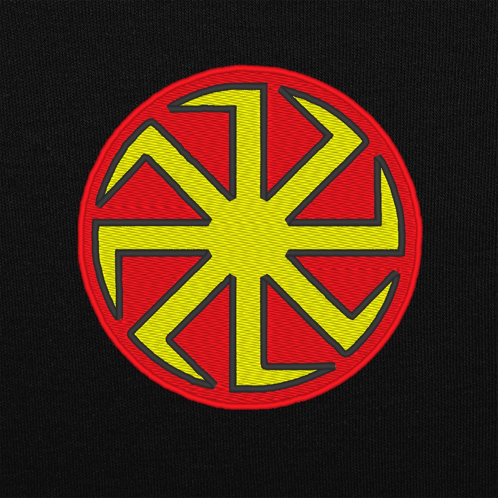 Kolovrat hímzett minta Kolovrat hímzett minta