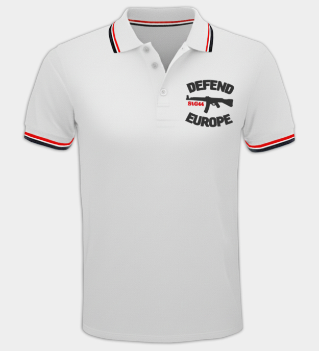 Defend Europe hímzett ingpóló