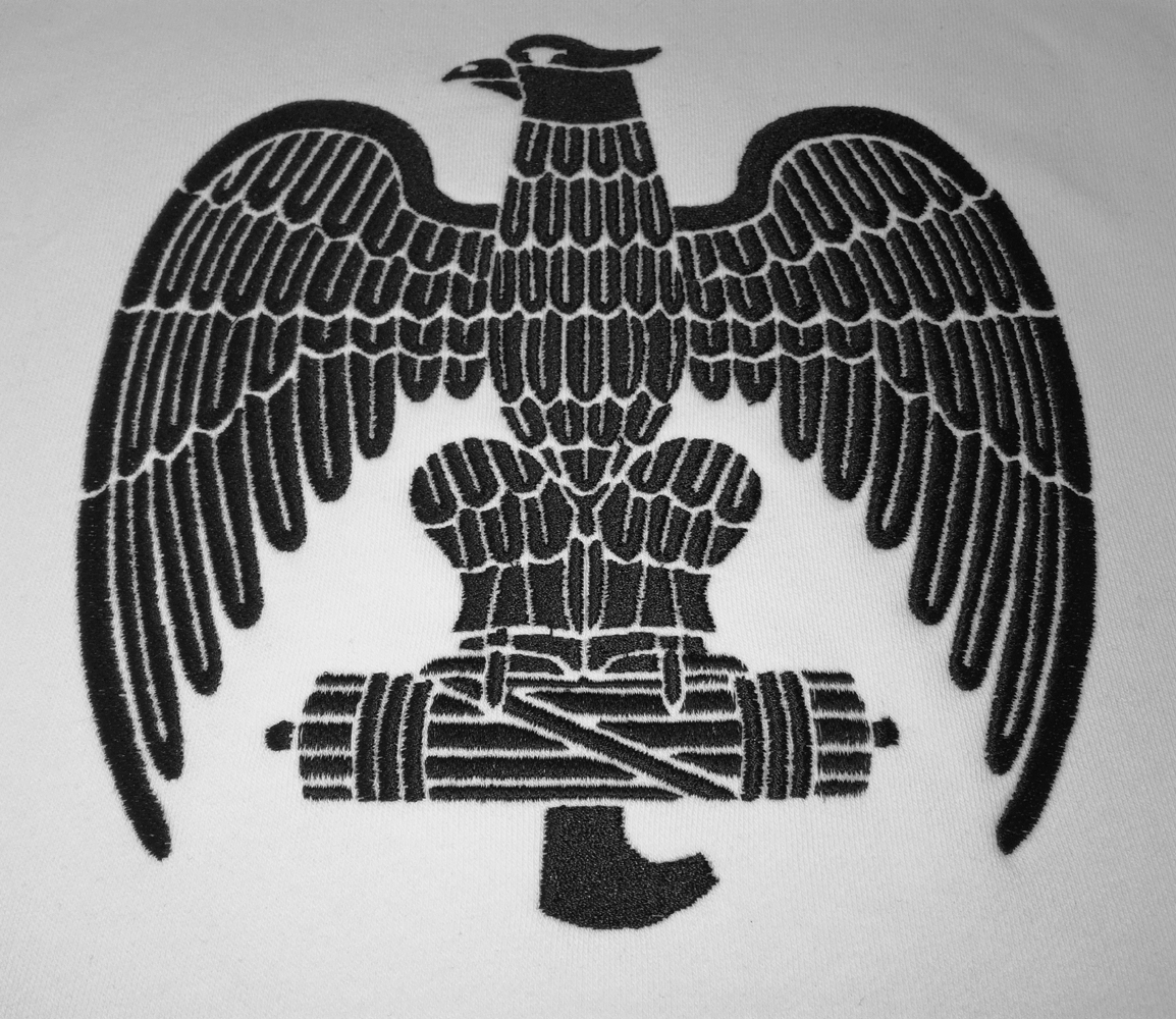 Fasiszta sas hímzett minta Fasiszta sas hímzett minta