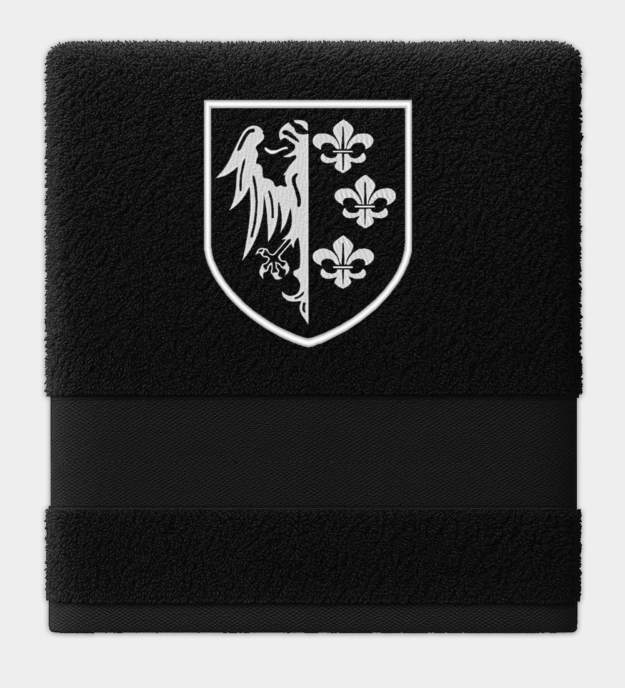 Charlemagne insignia hímzett törölköző