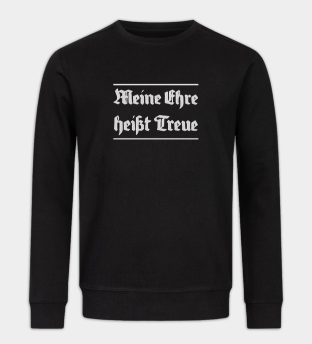 Meine Ehre heißt Treue hímzett pulóver