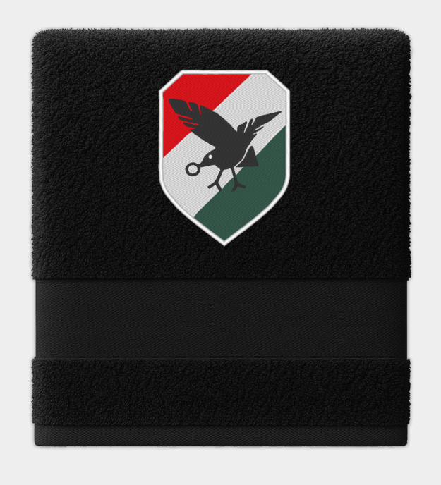 Waffen-SS Hunyadi insignia hímzett törölköző