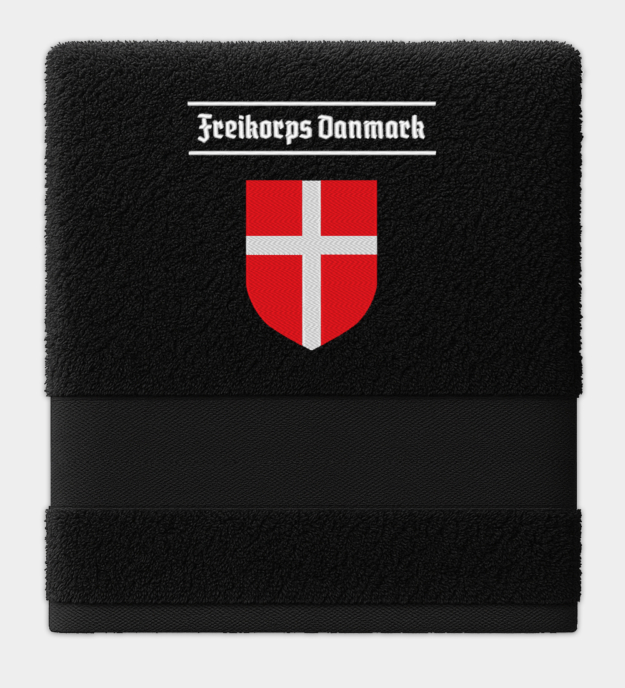 Freikorps Danmark hímzett törölköző