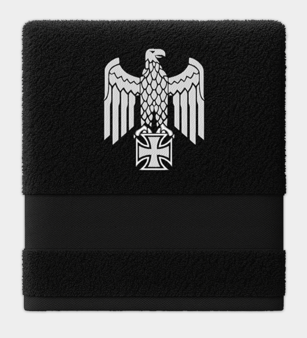 Reichsadler hímzett törölköző