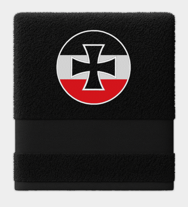 Reichskriegsflagge hímzett törölköző