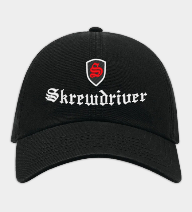 Skrewdriver hímzett baseball sapka