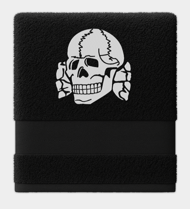 SS Totenkopf hímzett törölköző