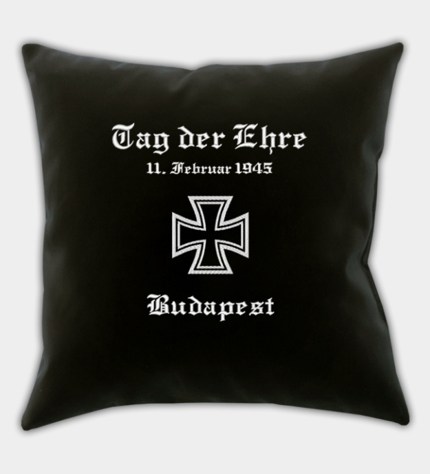 Tag der Ehre Budapest hímzett díszpárna