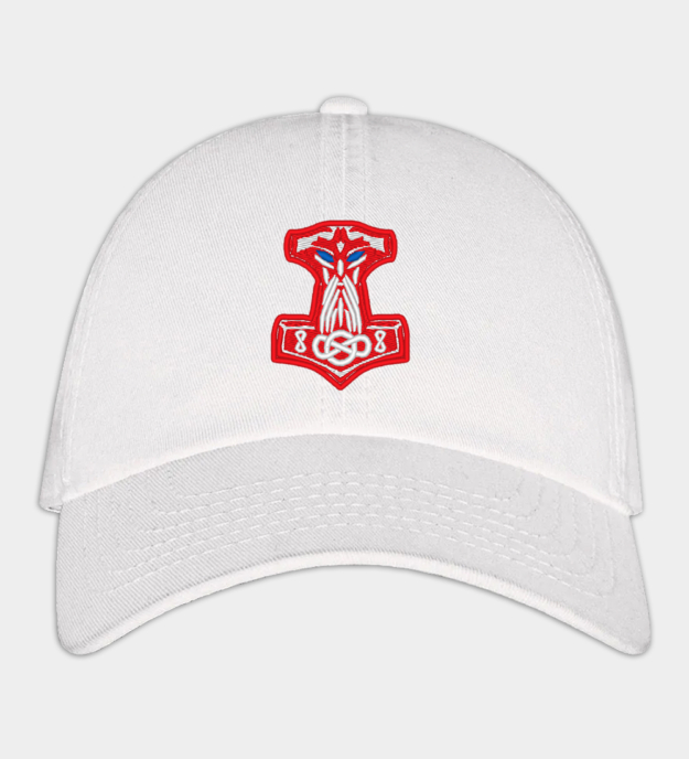 Thor kalapács Mjolnir hímzett baseball sapka