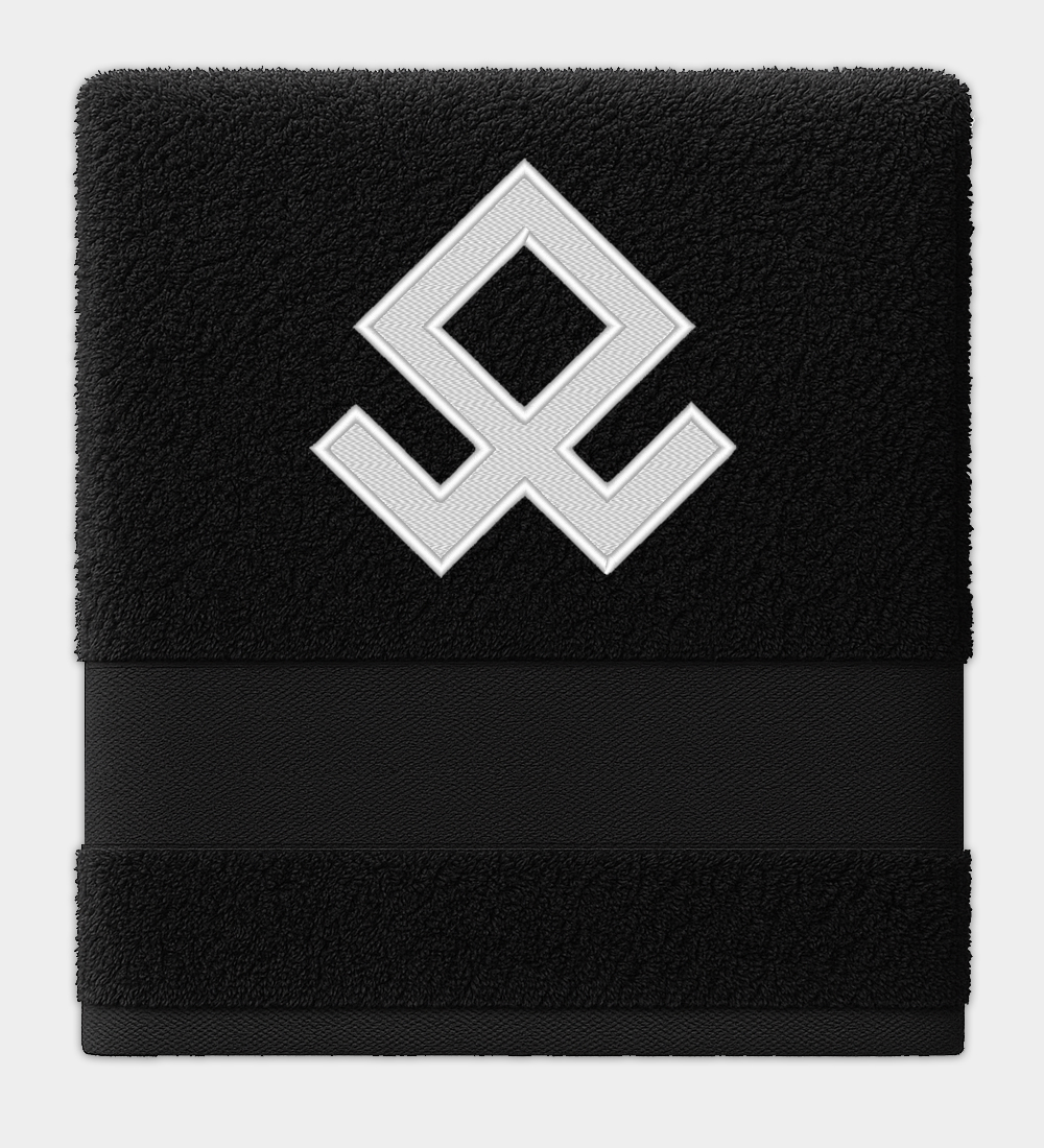 Olda rúna hímzett törölköző Olda rúna hímzett törölköző