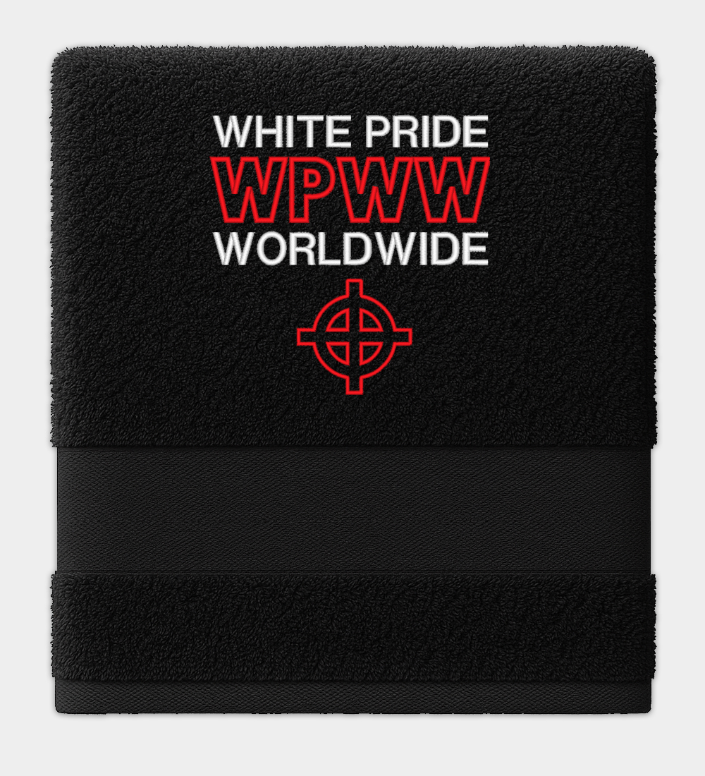 White Pride Worldwide hímzett törölköző White Pride Worldwide hímzett törölköző