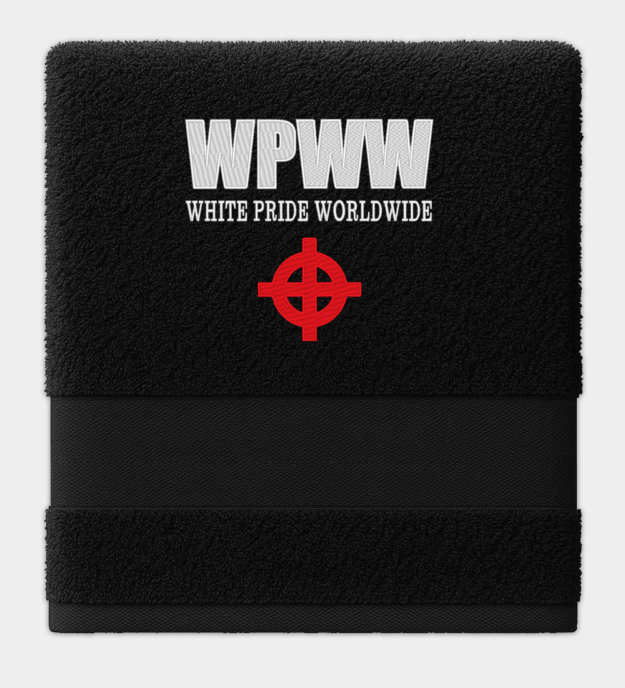 WPWW hímzett törölköző