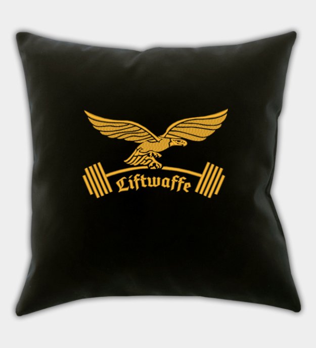 Liftwaffe hímzett díszpárna