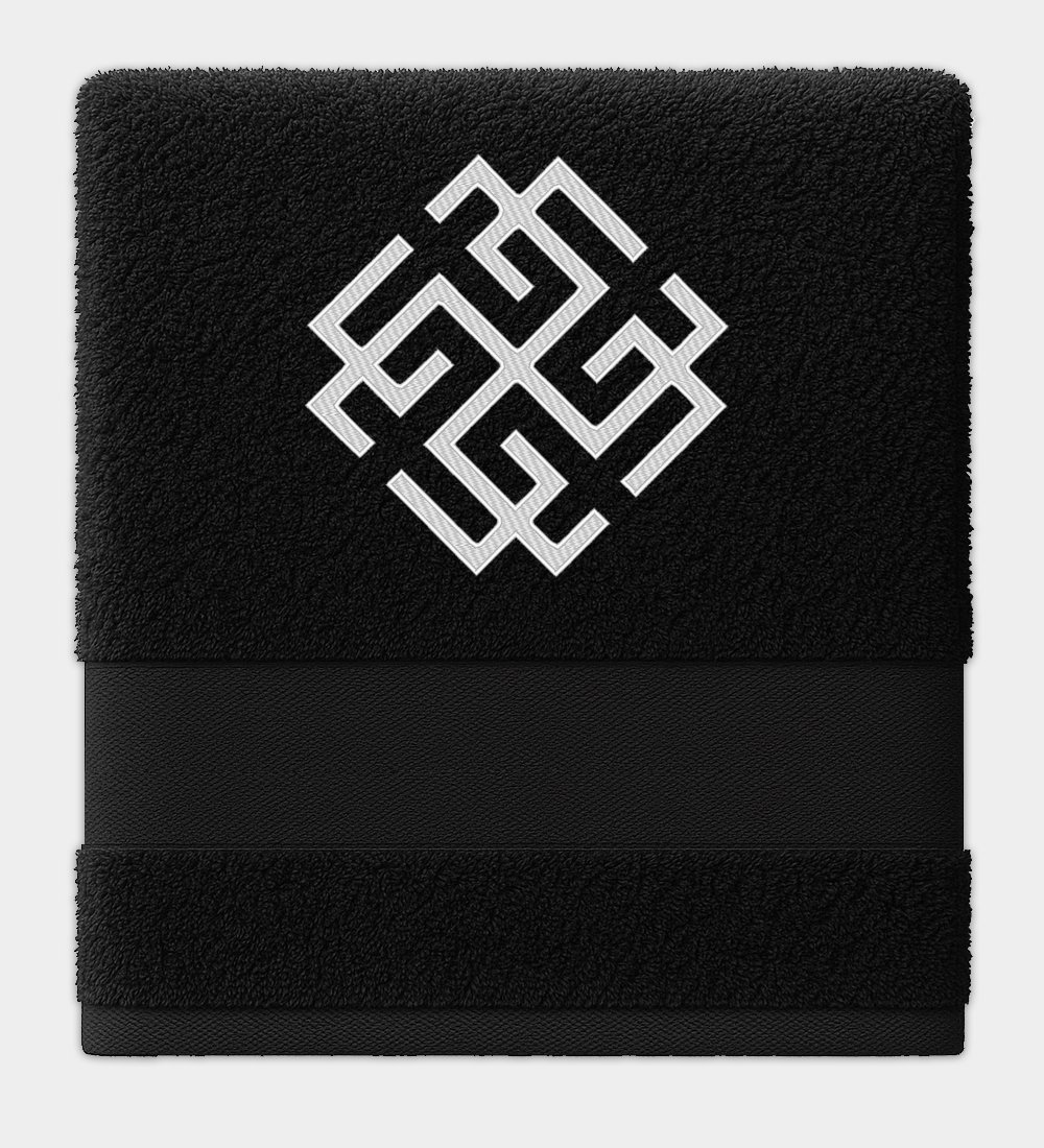 Svarozhich-jel hímzett törölköző Svarozhich-jel hímzett törölköző