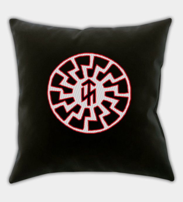 Thule Sonnenrad hímzett díszpárna