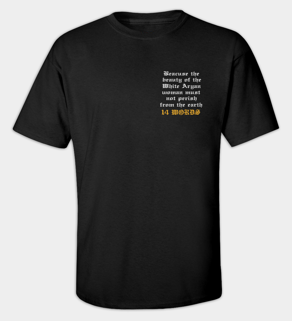 David Lane: Fourteen Words hímzett ingpóló David Lane: Fourteen Words hímzett ingpóló