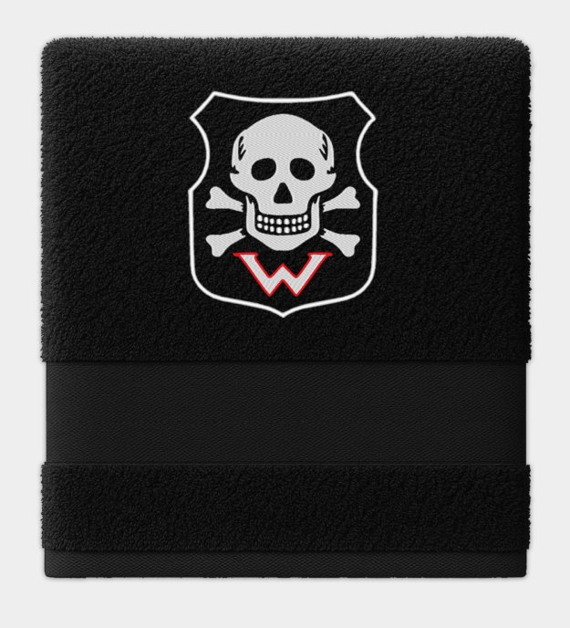 Freikorps der Wehrwolf hímzett törölköző