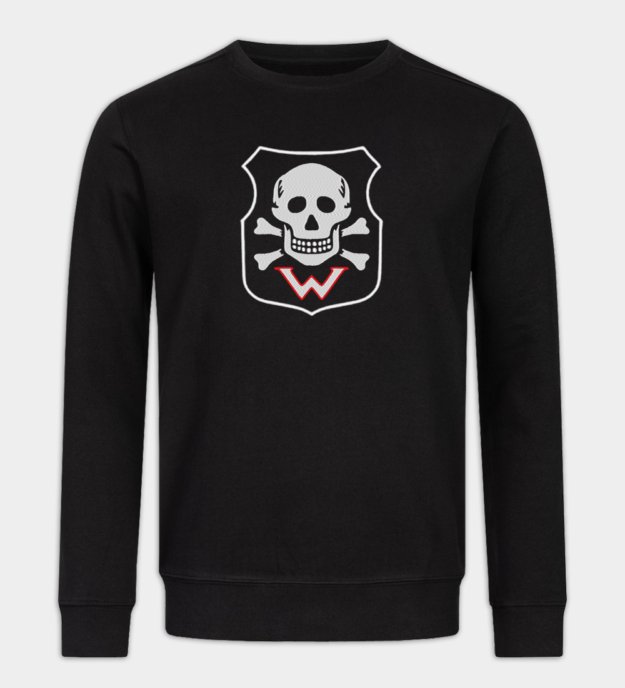 Freikorps der Wehrwolf hímzett pulóver