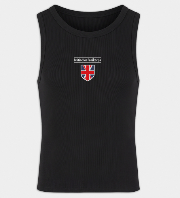 Britisches Freikorps hímzett férfi trikó