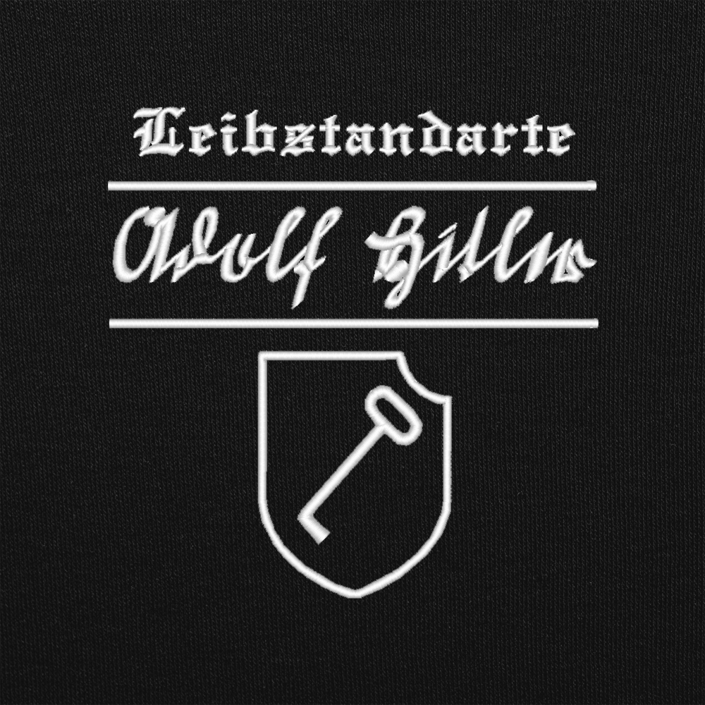 Waffen-SS Leibstandarte SS Adolf Hitler hímzett minta Waffen-SS Leibstandarte SS Adolf Hitler hímzett minta