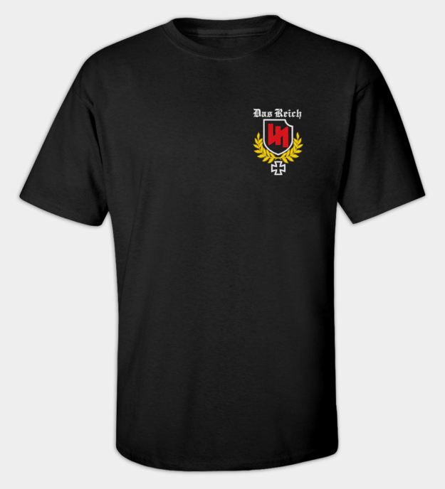 SS Das Reich hímzett környakú póló