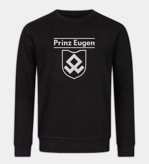 SS Freiwilligen Division Prinz Eugen hímzett pulóver