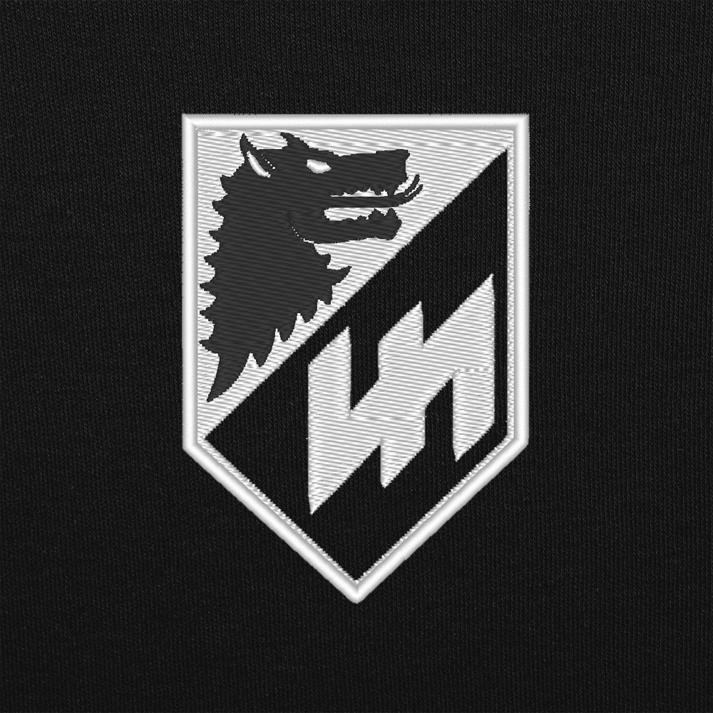 SS Werwolf insignia hímzett minta SS Werwolf insignia hímzett minta