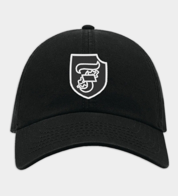 Waffen-SS Division Frundsberg insignia hímzett fekete baseball sapka