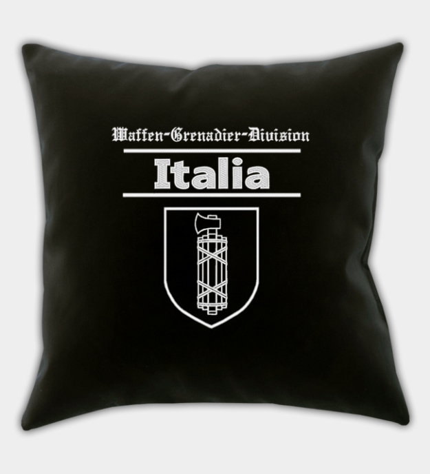 Waffen-SS Division Italia hímzett díszpárna