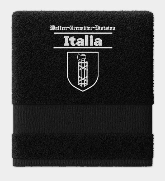 Waffen-SS Italia Division hímzett törölköző