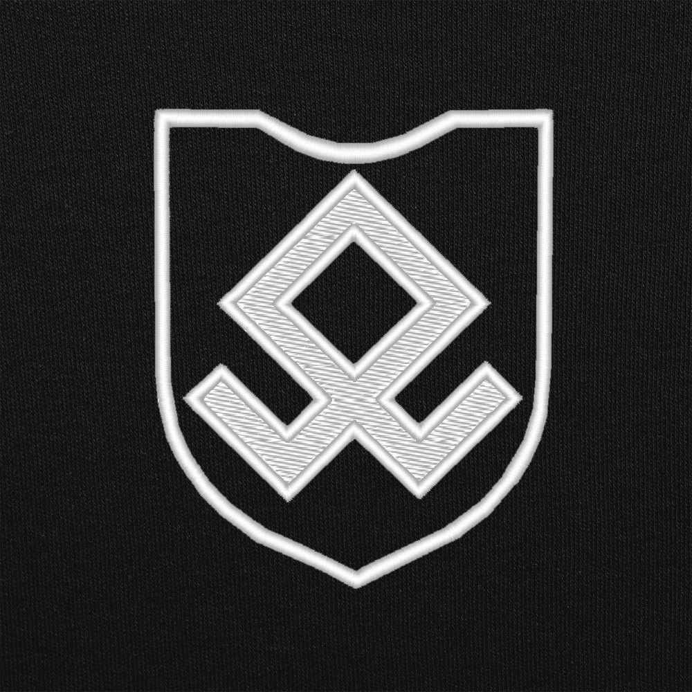 Waffen-SS Division Prinz Eugen insignia hímzett minta Waffen-SS Division Prinz Eugen insignia hímzett minta