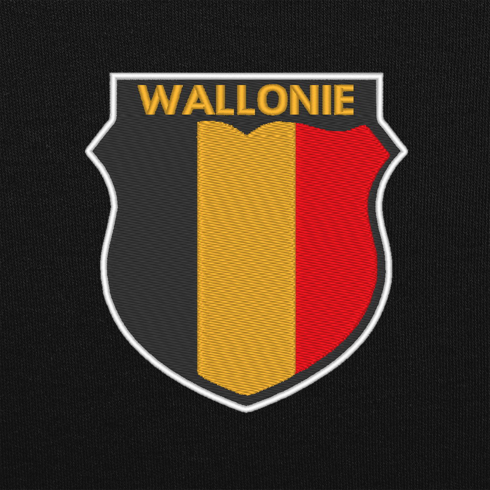 Waffen-SS Legion Wallonie hímzett minta Waffen-SS Legion Wallonie hímzett minta