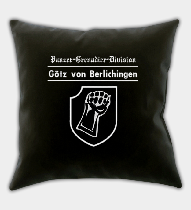 Waffen-SS Panzer-Grenadier Division Götz von Berlichingen hímzett díszpárna