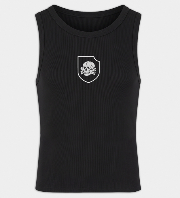 Waffen-SS Totenkopf insignia hímzett férfi trikó