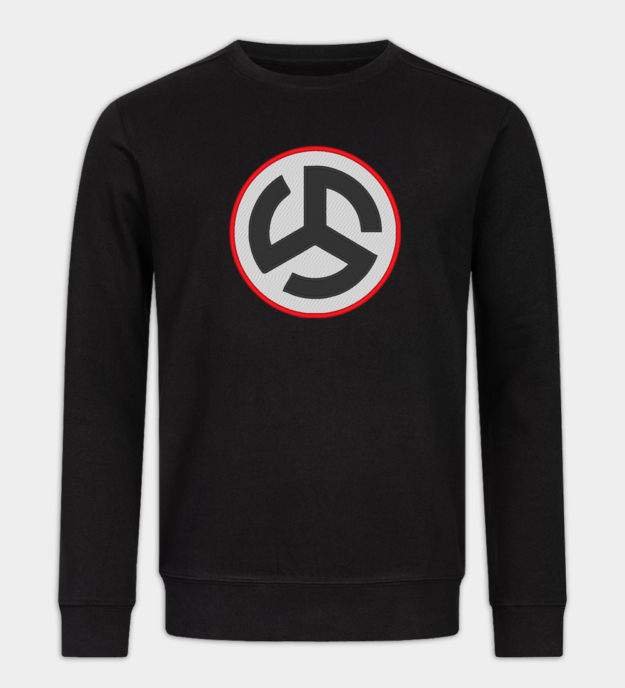 Flamand Triskele hímzett környakú pulóver