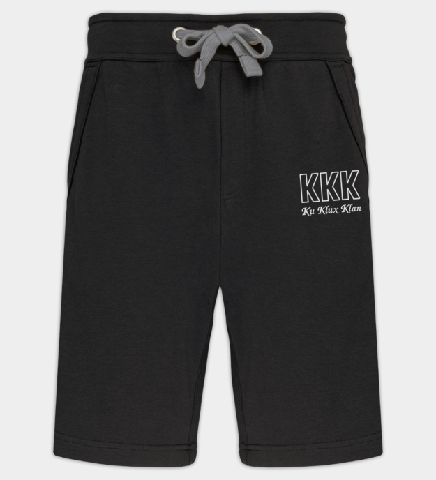 Ku Klux Klan hímzett bermuda rövidnadrág