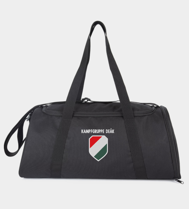 Waffen-SS Kampfgruppe Deák hímzett sporttáska