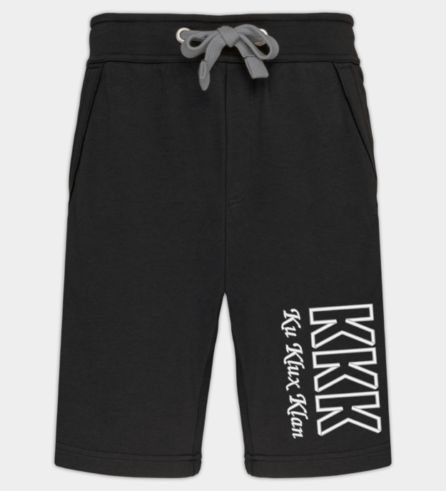 Ku Klux Klan hímzett bermuda rövidnadrág