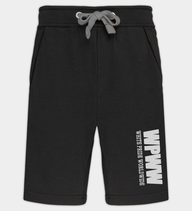 White Pride Worldwide hímzett bermuda rövidnadrág