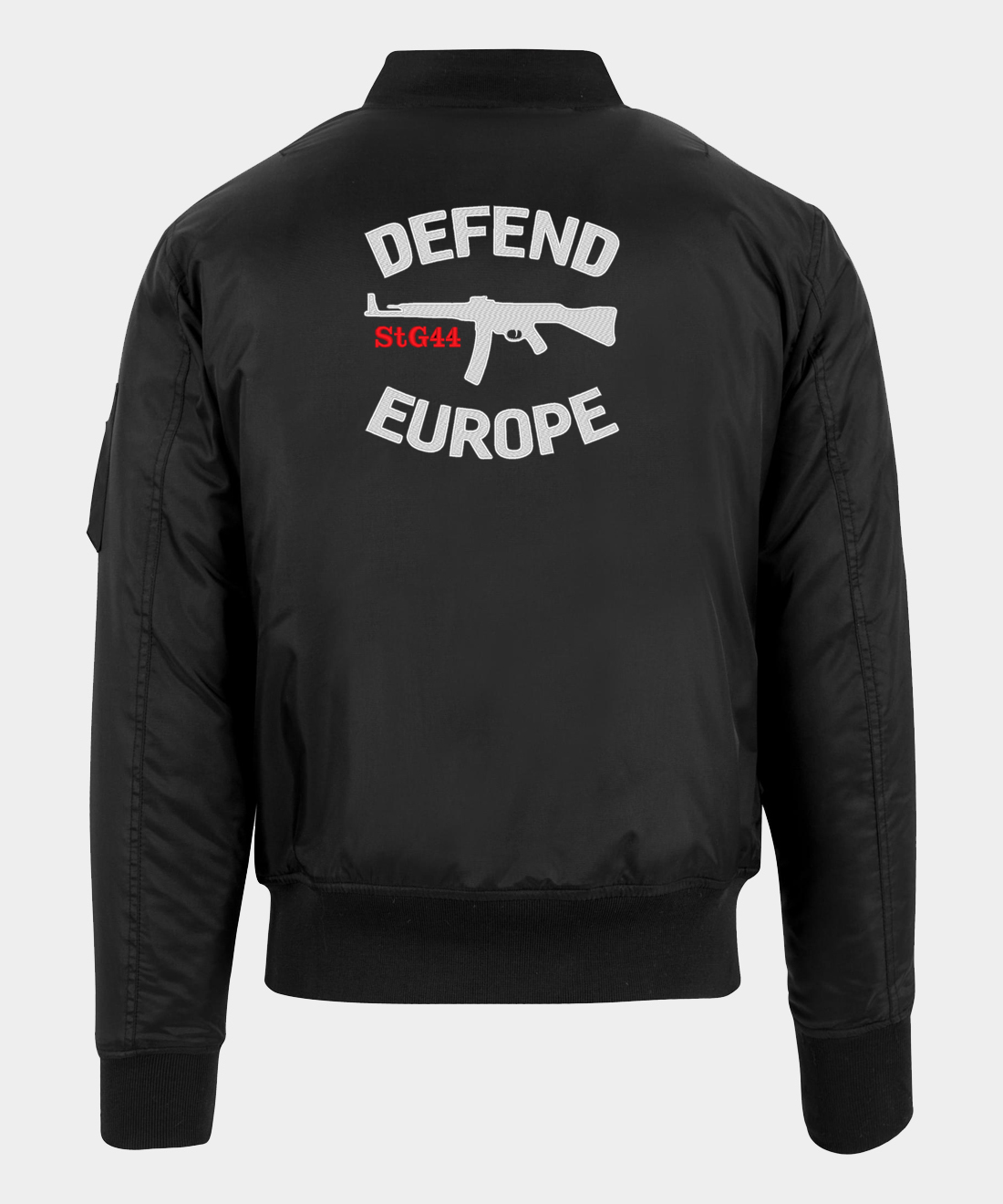 Defend Europe Sturmgewehr 44 hímzett bomberdzseki Defend Europe Sturmgewehr 44 hímzett bomberdzseki