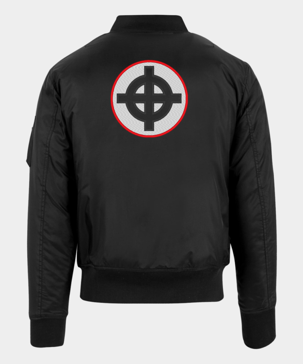 Kelta kereszt hímzett bomberdzseki