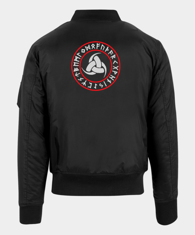 Odin kürtjei hímzett bomberdzseki